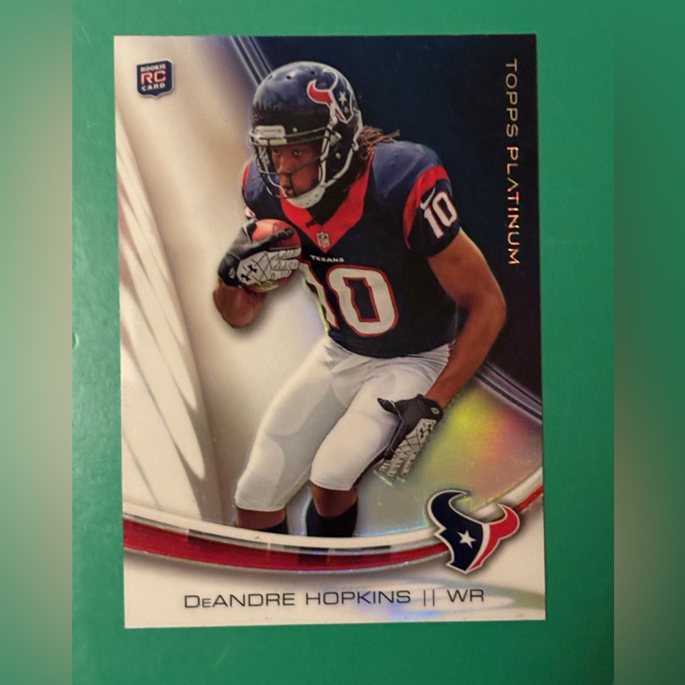 DeAndre Hopkins 2013 Topps Platinum rookie card number 122